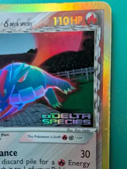 2005 Pokemon EX Delta Species Salamence #14/113 Holo Stamped HP - Image 3