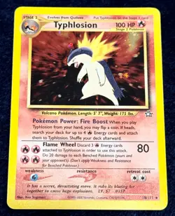 Pokemon Neo Genesis 2 Starter Set Lot of 9 - Typhlosion, Feraligatr, Meganium - Image 5