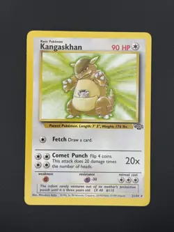 Pokemon TCG Kangaskhan 21/64 Jungle Regular NM/LP - Image 1