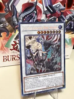 Yugioh! 1x Ecclesia and the Dark Dragon BPRO-EN041 Secret Rare 1st Ed NM - Image 2