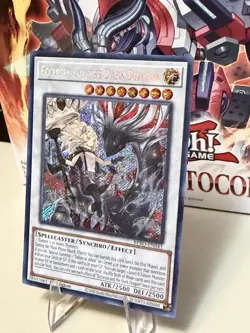 Yugioh! 1x Ecclesia and the Dark Dragon BPRO-EN041 Secret Rare 1st Ed NM - Image 3