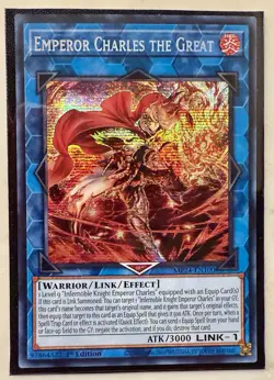 Yugioh x1 Emperor Charles the Great MP24-EN100 Prismatic Secret (Near Mint!) - Image 1