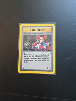Pokemon TCG Rocket's Sneak Attack Team Rocket Rare Card 16/82 English - Image 1