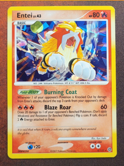 Entei 4/132 Secret Wonders Cracked Ice Holo Lp Pokemon Card - Image 1