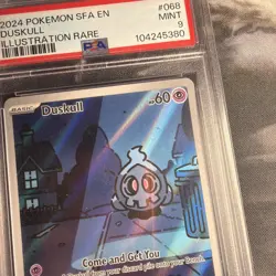 Pokemon TCG Duskull Illustration Rare Holo Card 068/064 Shrouded Fable PSA 9 - Image 3