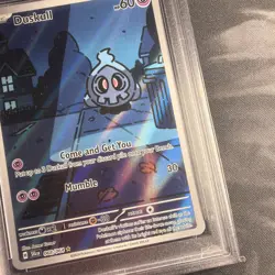 Pokemon TCG Duskull Illustration Rare Holo Card 068/064 Shrouded Fable PSA 9 - Image 4