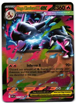 Mega Charizard X ex 013/094 - Phantasmal Flames Pokemon TCG - NM Card - Image 1