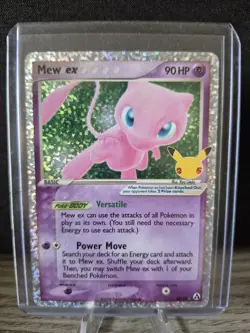 Pokemon TCG Mew EX Celebrations Classic Collection Holo Ultra Rare Card 88/92 - Image 1
