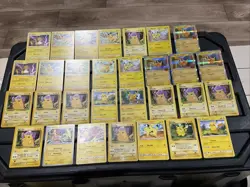 (30) Pikachu CARDS LOT VTG HOLO Raichu Stamped Red Cheeks Halloween 1999 - Image 1