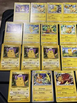(30) Pikachu CARDS LOT VTG HOLO Raichu Stamped Red Cheeks Halloween 1999 - Image 2
