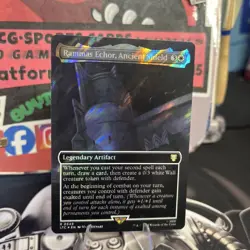 Rammas Echor, Ancient Shield Borderless Surge Foil Commander magic the gathering - Image 4