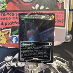 Rammas Echor, Ancient Shield Borderless Surge Foil Commander magic the gathering - Image 5