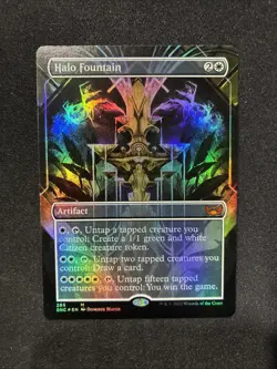 MTG - Halo Fountain (Borderless) Streets of New Capenna Foil - Image 1