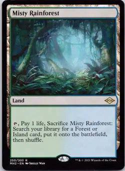 Misty Rainforest 250 Modern Horizons 2 NM MTG - Image 1