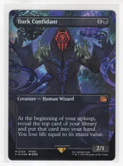 MTG Final Fantasy Foil Mythic #0334 Dark Confidant - Image 1