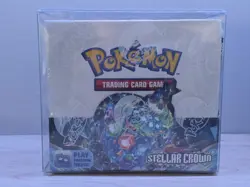 Pokemon TCG Stellar Crown Booster Box (Factory Sealed) With Protective Case - Image 1