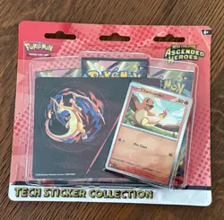 Pokemon Mega Evolution Ascended Heroes Tech Sticker 3 Pack, Charmander (QTY=2) - Image 2