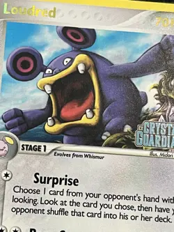 Pokemon TCG Loudred 23/100 Crystal Guardians Reverse Holo NM - Image 2