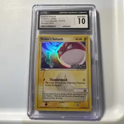 HOLON'S VOLTORB 2005 POKEMON EX DELTA SPECIES 71/113 CGC 10 - Image 1