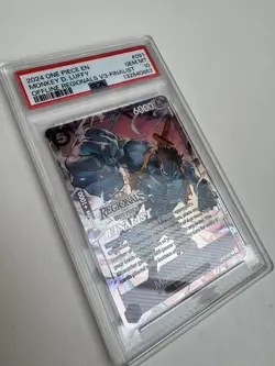 2024 ONE PIECE OFFLINE REGIONALS PACK 2024 VOL.3 FINALIST MONKEY D. LUFFY PSA 10 - Image 2