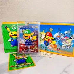 Pokemon card Luigi Pikachu #296/XY-P Promo Special Box - Image 2