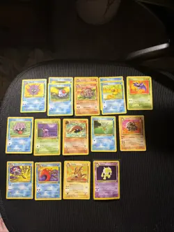 Pokemon TCG 17 Card Fossil Lot WOTC INCLUDES TWO RARE CARDS - Image 1