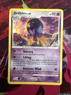 Drifblim 16/100 D&P Stormfront Rare Pokemon Card - Image 1