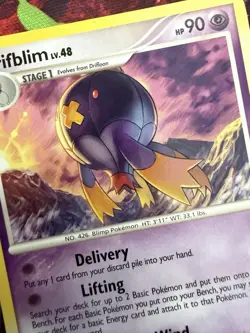 Drifblim 16/100 D&P Stormfront Rare Pokemon Card - Image 2