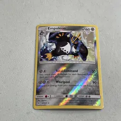 Pokemon TCG 2018 Sun & Moon Forbidden Light Card -- Empoleon 81/131 Reverse Holo - Image 2