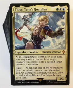 MTG Magic The Gathering Tidus, Yuna's Guardian 🏐 Budget 100 Card Commander Deck - Image 1
