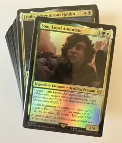 MTG Magic The Gathering Azban Frodo And Samwise Budget 100 Card Commander Deck - Image 2
