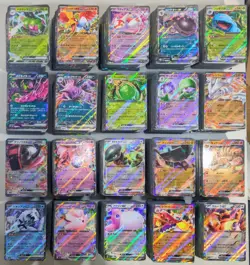 5000x Japanese Pokemon EX Cards Bundle Bulk Job Lot - Unsorted, Mixed Condition - Image 1