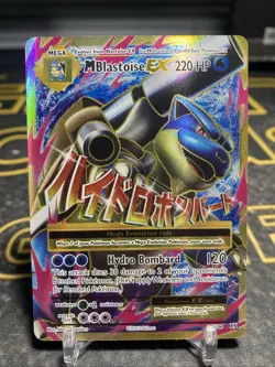 Pokemon TCG Mega M Blastoise EX Evolutions Full Art Ultra Rare Holo Card 102/108 - Image 2
