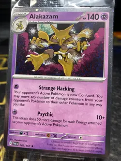 Pokemon Pokemon TCG Alakazam Cosmos Holo 082/167 Blister Exclusive Card Sealed - Image 2