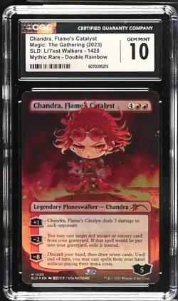 CHANDRA, FLAME'S CATALYST Secret Lair Foil Rare CGC 10 MTG [Nostalgium] - Image 1