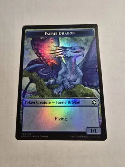 Faerie Dragon Treasure Foil Token - Adventures in the Forgotten Realms (AFR) - Image 1