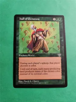 HALL OF GEMSTONE NEVER PLAYED X1 MIRAGE MTG - Image 1