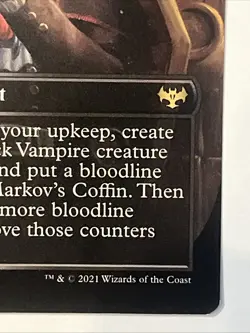 MTG Magic: Innistrad: Dracula the Voyager / Casket of Native Earth #341 Rare - Image 3