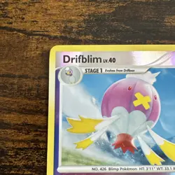 Pokemon Diamond & Pearl Base - Drifblim LV.40 - 24/130 - Reverse Holo - LP/NM - Image 3