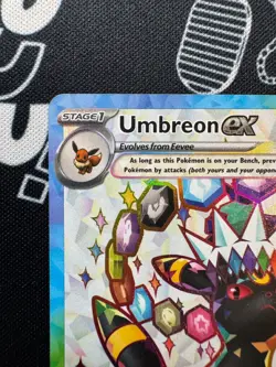 Umbreon 176 & Espeon 175 Pokemon Prismatic Evolutions Figure Collection Promos - Image 3
