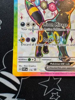 Umbreon 176 & Espeon 175 Pokemon Prismatic Evolutions Figure Collection Promos - Image 4