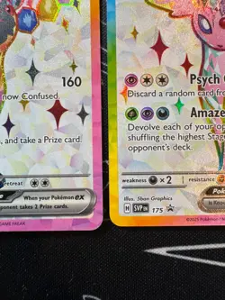 Umbreon 176 & Espeon 175 Pokemon Prismatic Evolutions Figure Collection Promos - Image 5