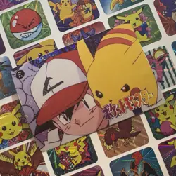Pokemon Charizard Vintage Pocket Monsters Vending HOLO Prism Sticker 99 Nintendo - Image 4