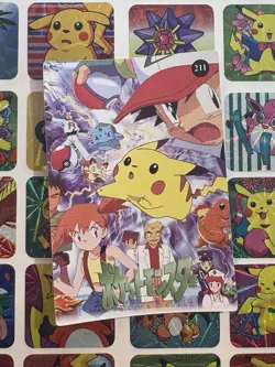 Pokemon Charizard Vintage Pocket Monsters Vending HOLO Prism Sticker 99 Nintendo - Image 5
