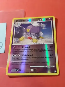 2008 Pokemon D and P Legends Awakened Reverse Foil #53 Drifblim, UC, cd2 - Image 1