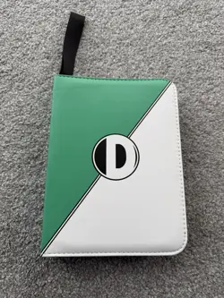 Dacckit TCG Coin Folder Zipped Binder for Pokemon RARE Mint Green - Image 1