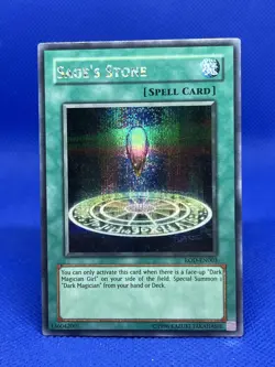 Sage’s Stone ROD-EN003 Secret Rare Promo Vintage Yugioh TCG - Image 1