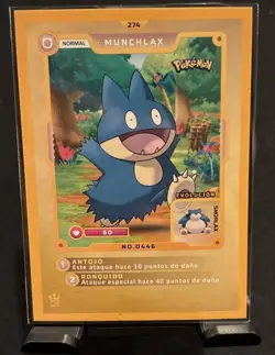 [Peru] Munchlax 274 NM 3R Torneo De Maestros Pokemon Card Rare Limited Edition - Image 1