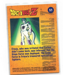 2000 funimation bird studio dragonball z trading card #51 - Image 2