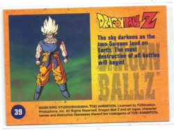 2000 funimation bird studio dragonball z trading card #39 - Image 2